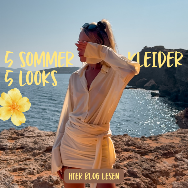 5 Sommerkleider, 5 Looks – So stylst du sie für jedes Reiseziel!