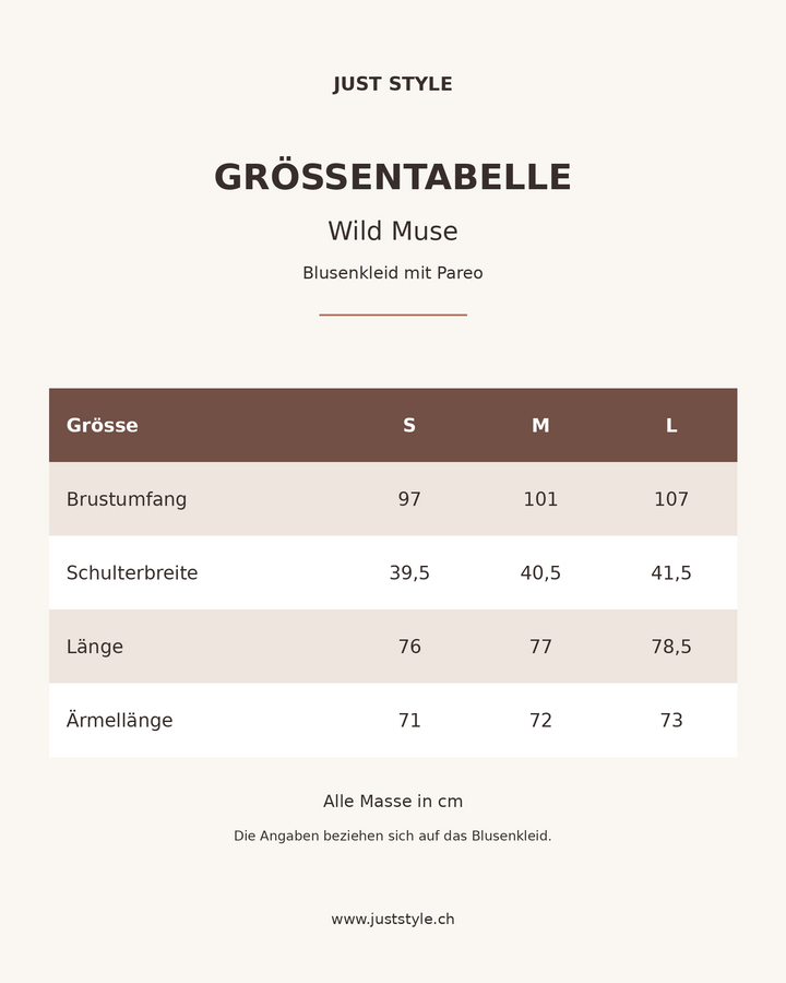 Blusen Kleid Wild Muse