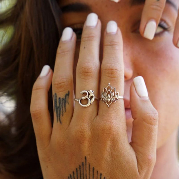 Om Fingerring aus Silber 925 - hochwertiger Schmuck 