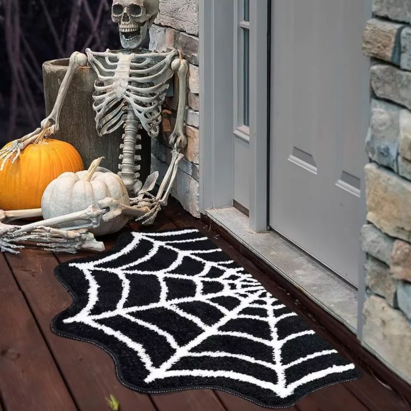 Fussmatte Creepy Spinnennetz
