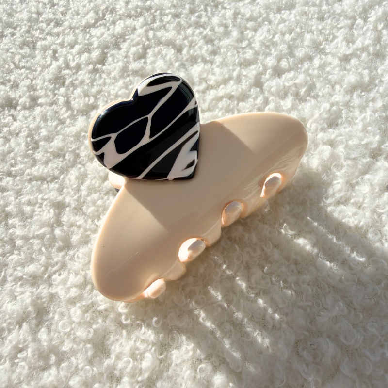 Herz Haarklammer Soft Rebel