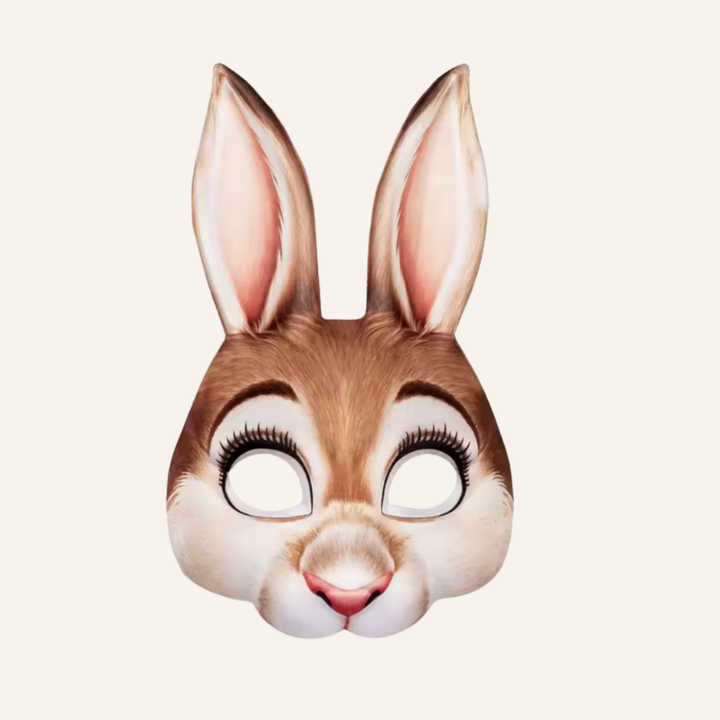 Bella Bunny Kostümmaske für Halloween und Fasnacht