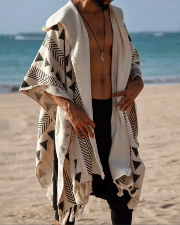 Bohemian Cape Männer Unisex - Boho Tulum Kimono 