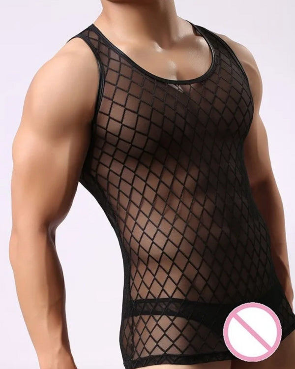 Mesh Herren Tank Top Milan