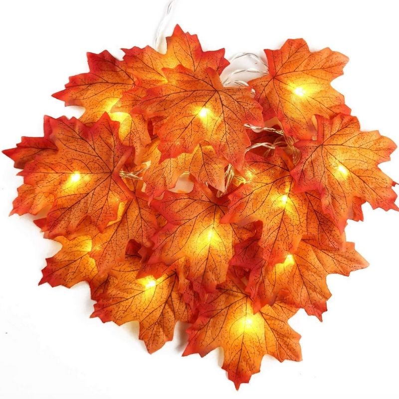 Ahorn Blätter LED Lichterkette