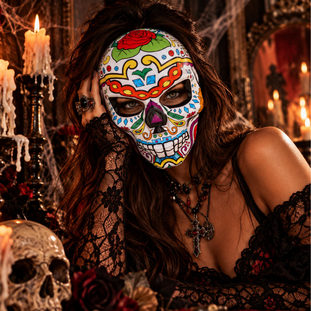 Dia de los Muertos Maske Calavera Fiesta
