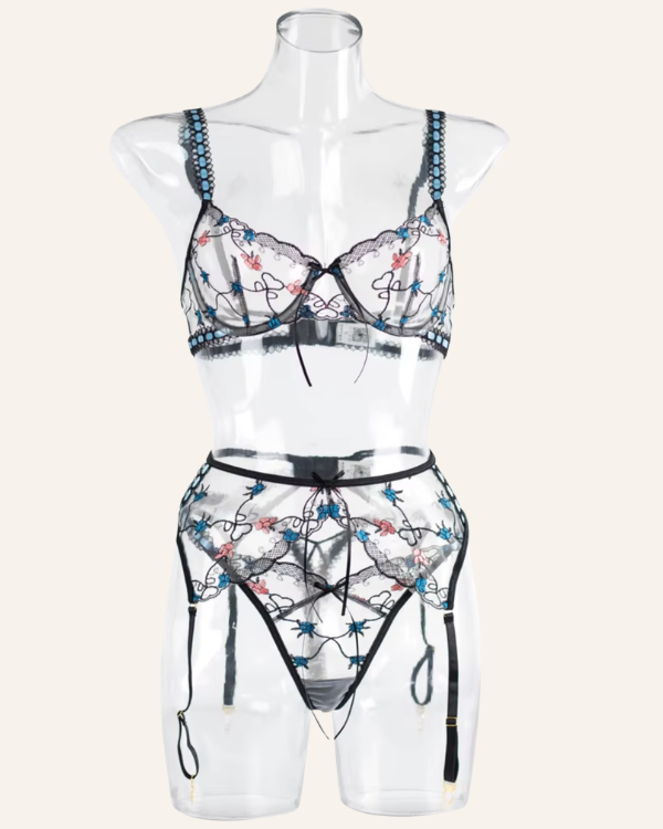 Floral Dessous Set Noctura Bloom