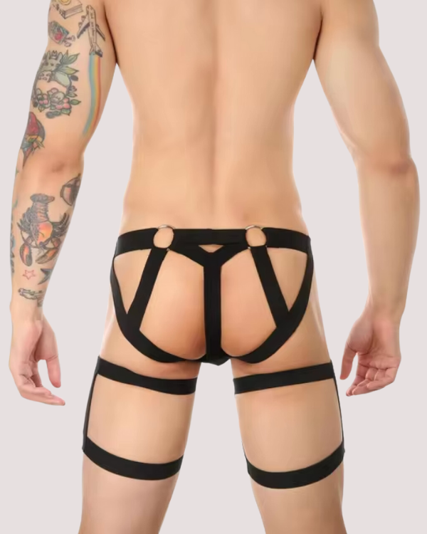 Bondage Beingürtel Männer Kinky Unterhose Tanga 
