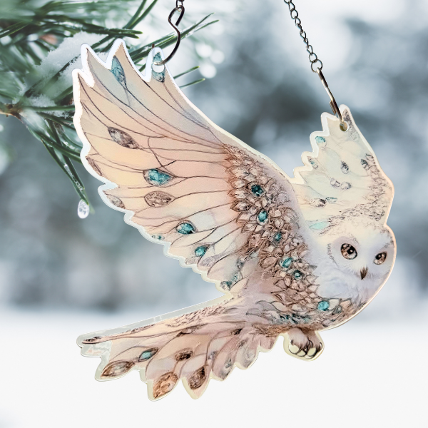 Lichtfänger Frozen Wisdom Owl