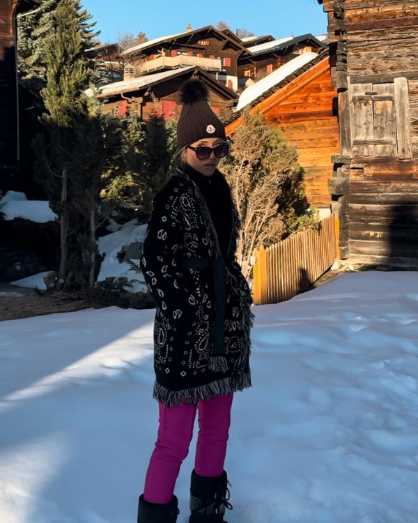 Kaschmir Paisley Strickjacke Ashanti