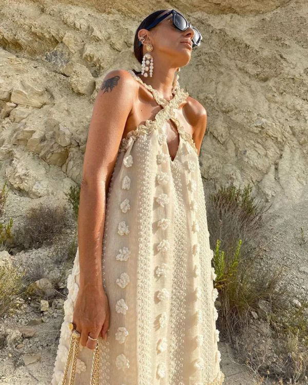 Bodenlanges Oversize Kleid Faia
