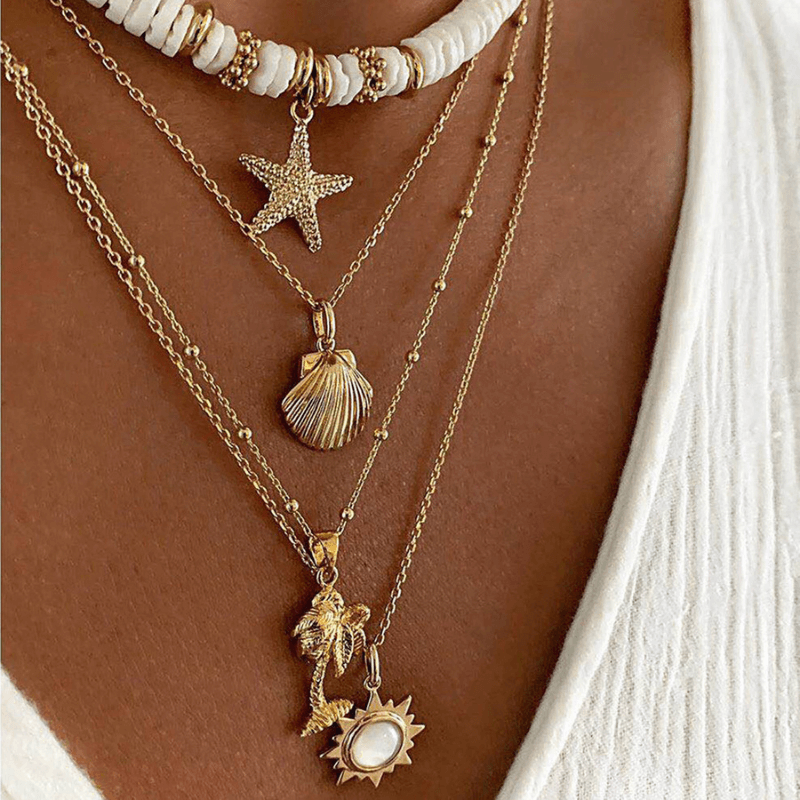 Multi Halskette Choker Zanzibar