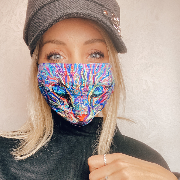 Gesichtsmasken Schutz Psycho Cat