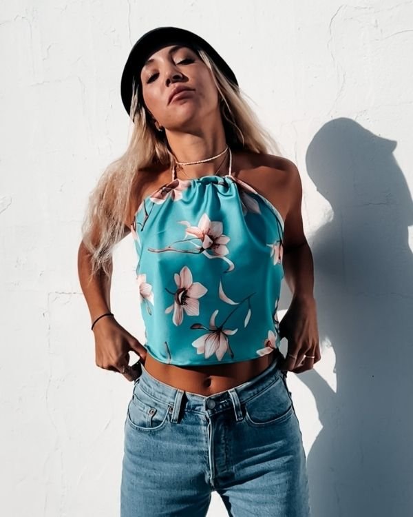 Crop Top Flower Dance