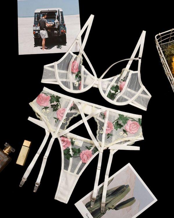 Dessous Lingerie Set Rosen kaufen