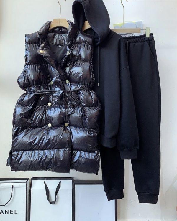 Dreiteiler Tracksuit & Weste Tiziana