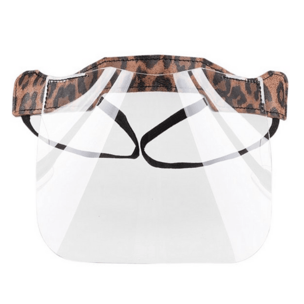Face Shield | Gesichtsschild Brown Leopard
