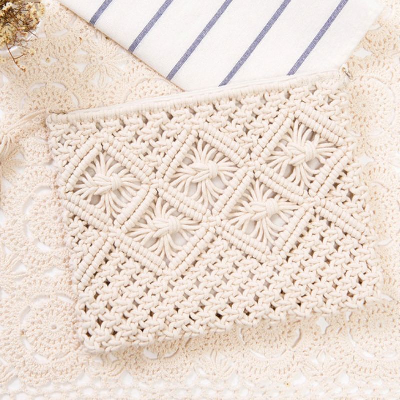 Boho Häkel Clutch Cadiz