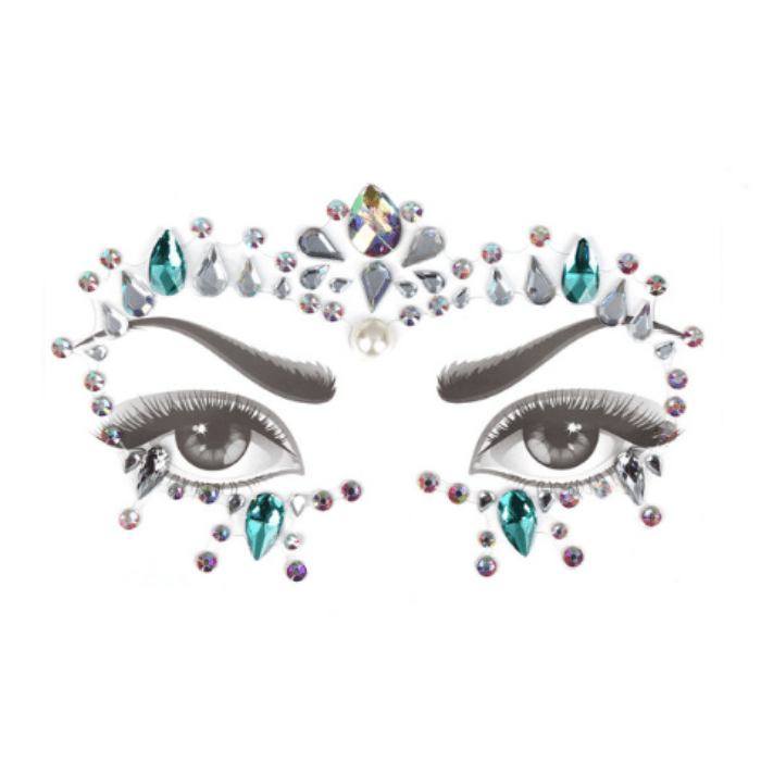 Glitzersteine Greeny Pearl