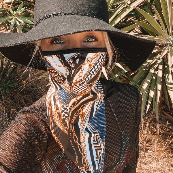 Hals-Mundschutz Stoffmaske Versa Chic