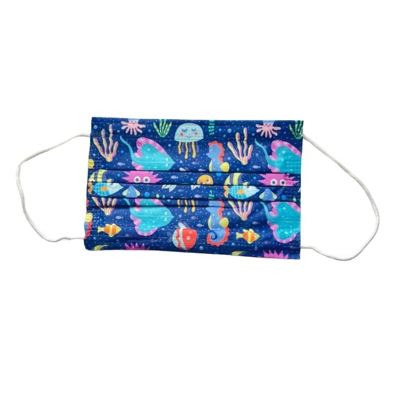 Einwegmasken für Kinder Under the sea
