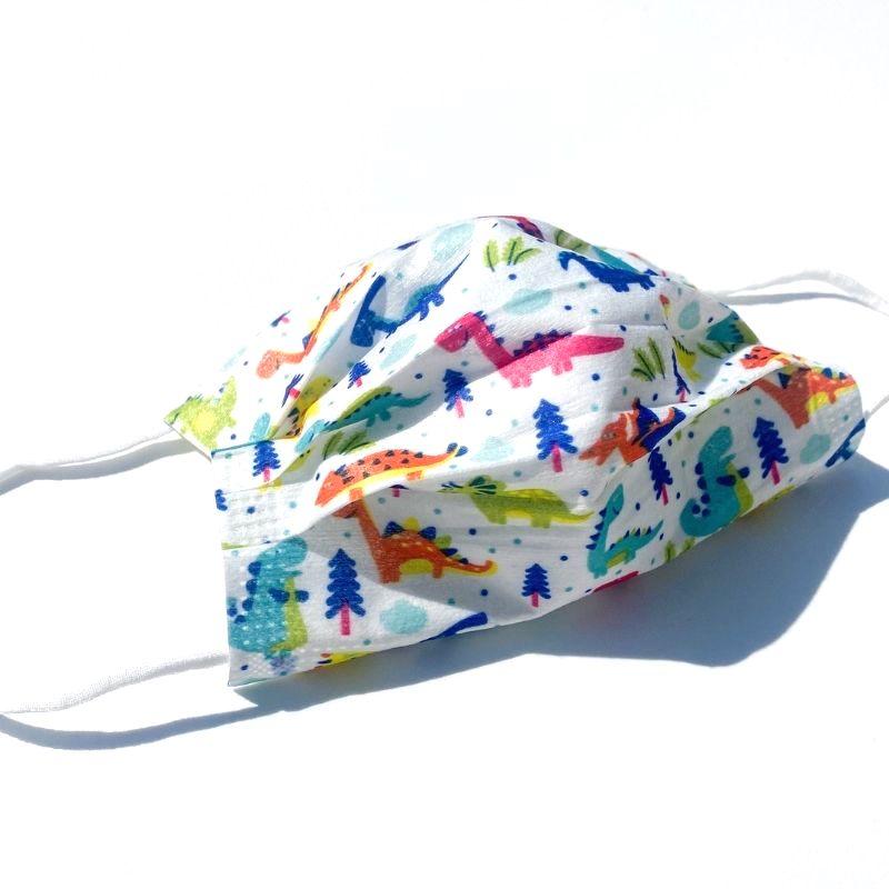Kinder Einwegmasken Farbige Dinos