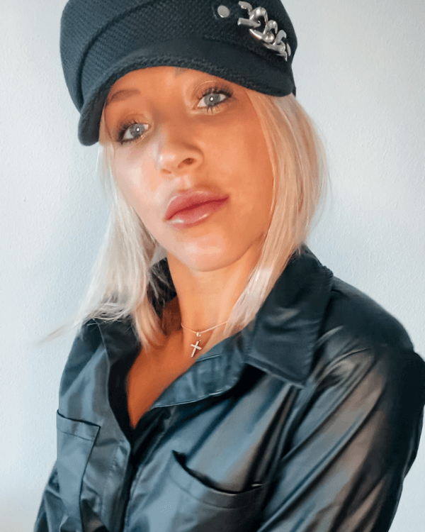 Kunstleder Bluse Damen | Schwarze Leder Look Bluse für Damen | PU Leder Bluse Schweiz 