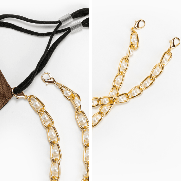 Maskenkette | Perlenkette für Maske | Kette für Maske und Sonnenbrille | Fashion Maskenkette 