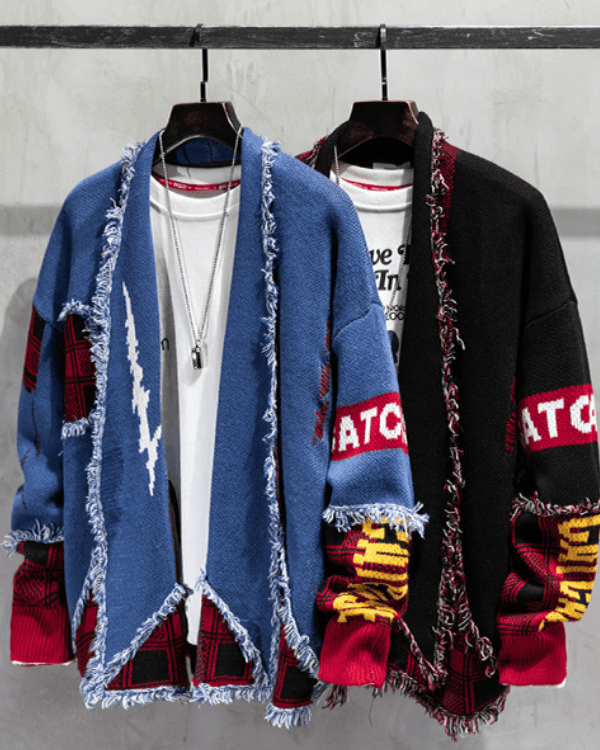 Cardigan Herren V-Style