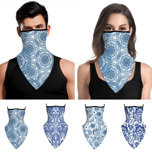 Sturmmaske | Halsschlauch Maske Fiori Blu