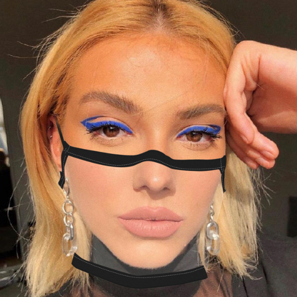 Transparente Maske Look Through