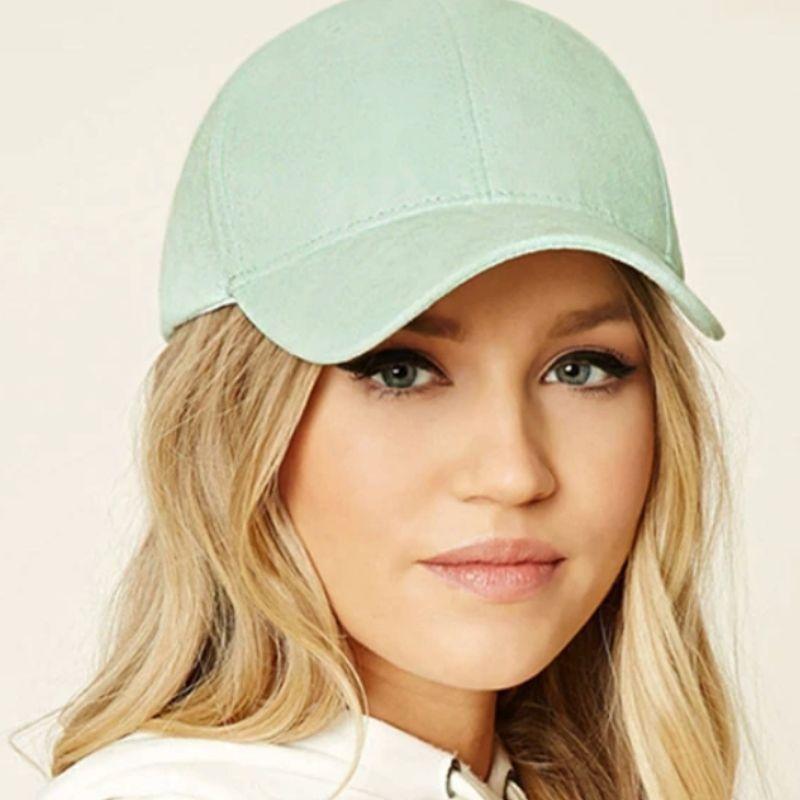 Tuerkis Gruene Kopfbedeckung Cap Damen