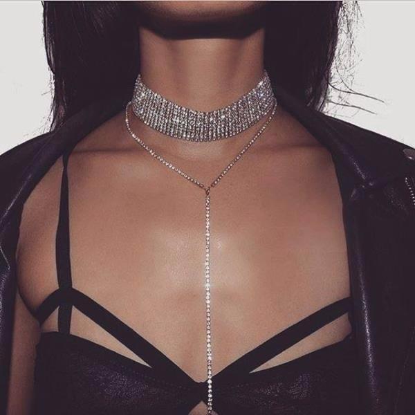 Choker Purpurina