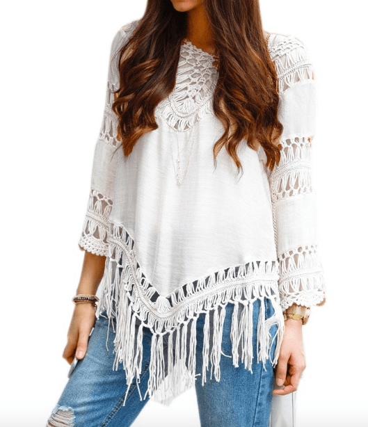 Shirt Boho Fringe