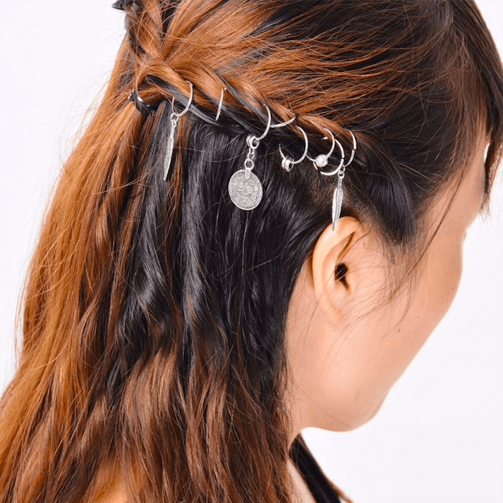 Haarschmuck Boho Feather