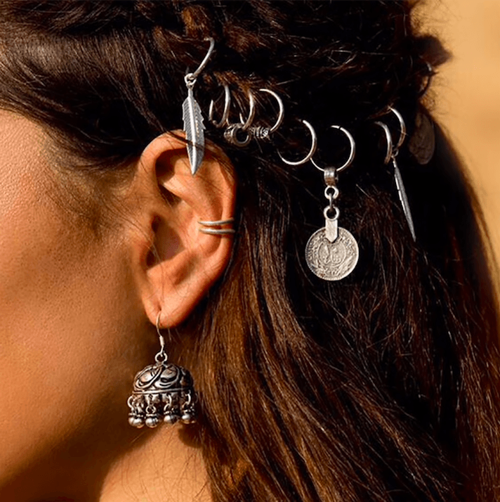 Haarschmuck Boho Feather