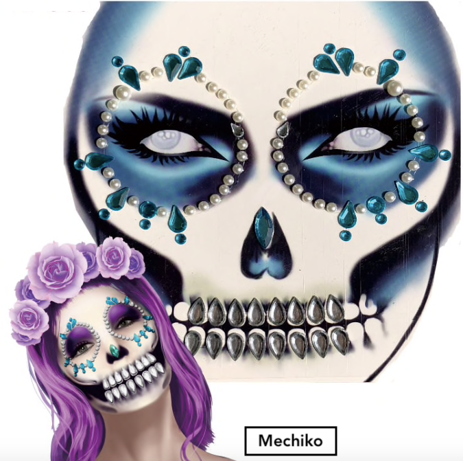 Glitzersteine Spooky
