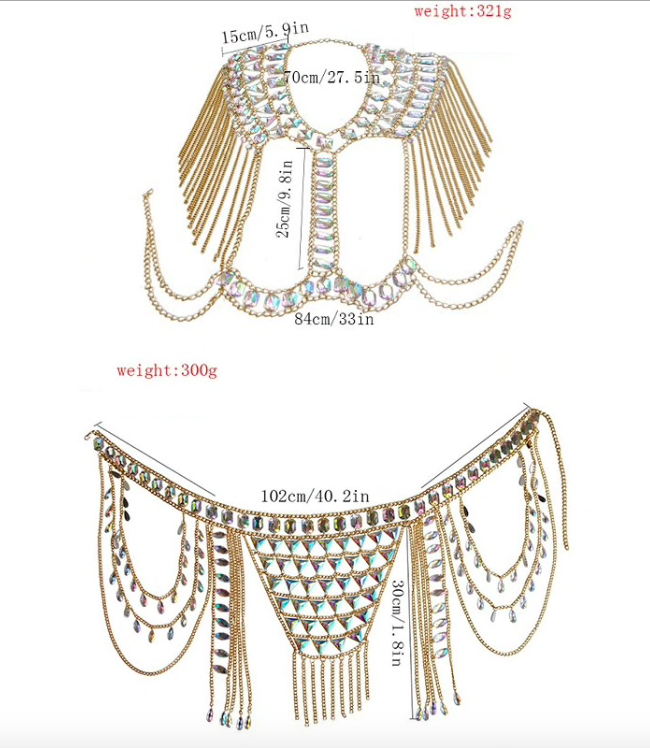 Körperschmuck Set Gia