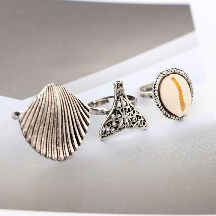 Ring Set Seashell Vibes