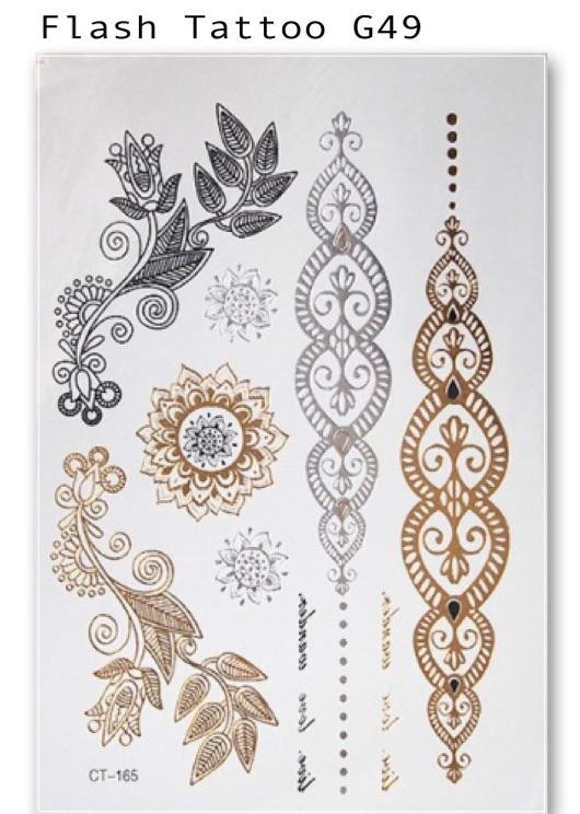 FLASH TATTOO's GOLD (grosse Bögen)