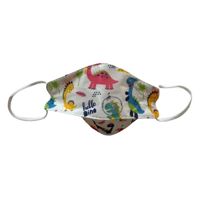 3D Fischform Kindermasken Hello Dino