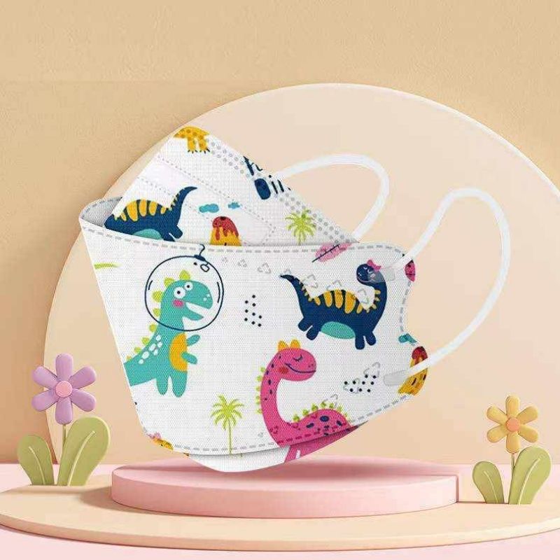 3D Fischform Kindermasken Hello Dino
